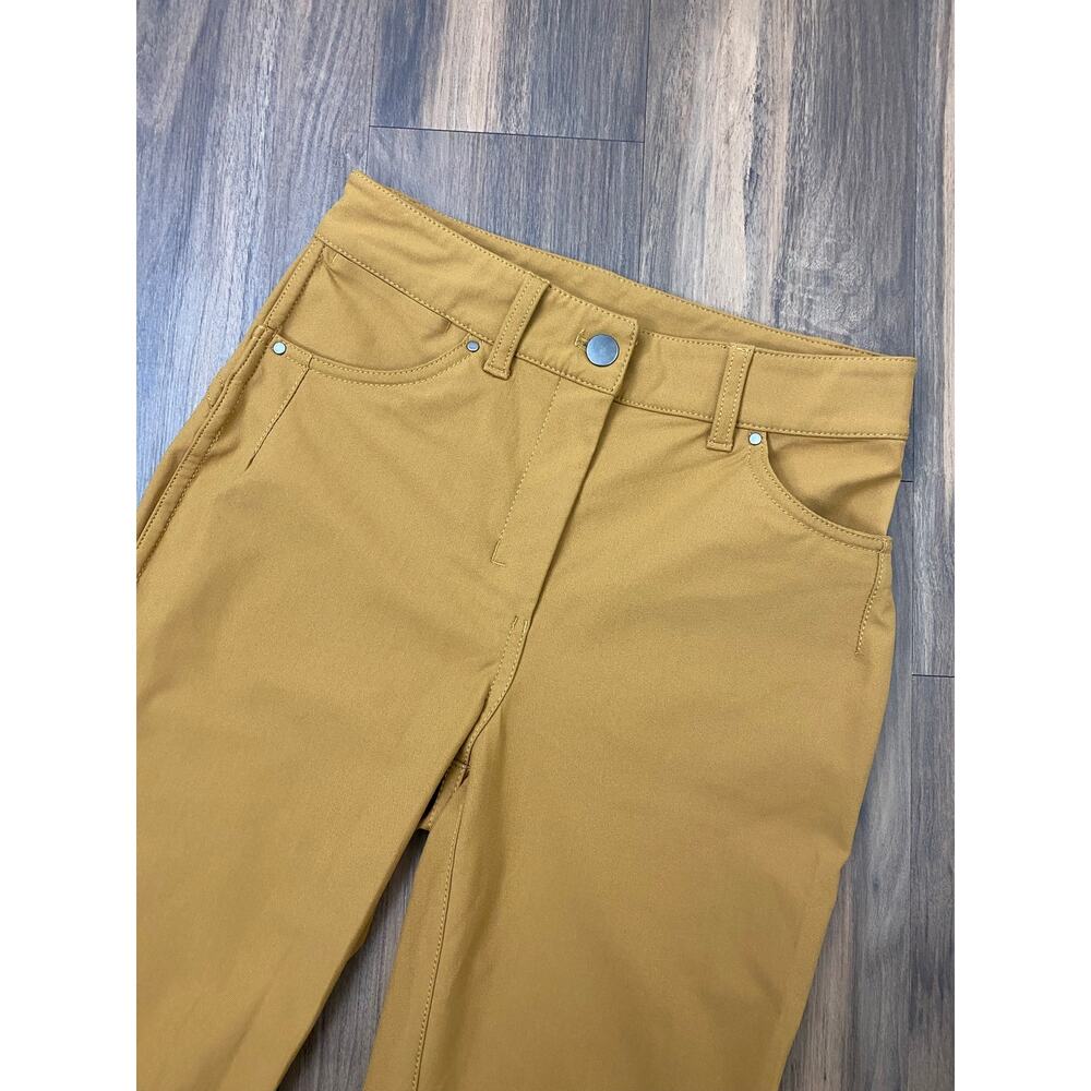 Women Lululemon City Sleek 5 Pocket 7/8 skinny ankle performance chino pants 2 - Picture 2 of 5
